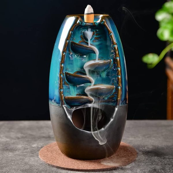 Backflow incense burner