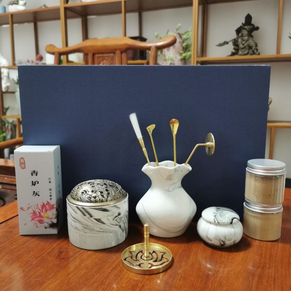 Ceramic incense seal gift box