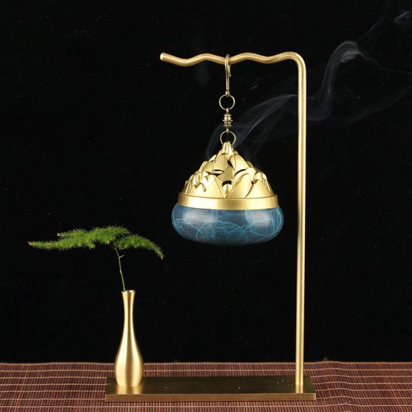 Brass Boshan Incense Burner