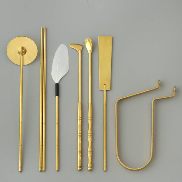 Brass incense and seal tools